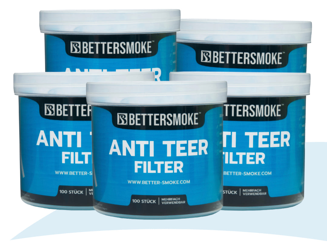 BetterSmoke™ - Anti Tjære Filter 100 Styk Abo